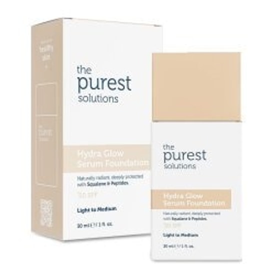 The Purest Solutions Hydra Glow Nemlendirici Serum Fondöten SPF50+ 30 ml - Açık-Orta Ton