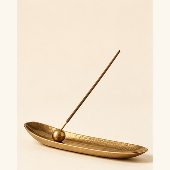 Golden Incense Holder